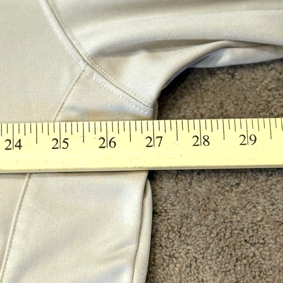 Vintage Nike Track Jacket Mens 3XL Cream Black Embroidered Full Zip Pockets EUC - Picture 10 of 13